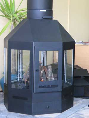 800mm Octogon Fireplace
